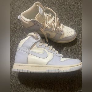 Light Blue Nike Dunks High